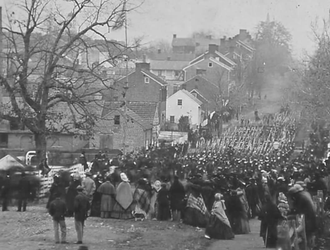 Dedication of the Gettysburg National Cemetery, procession, November 19, 1863, MMA